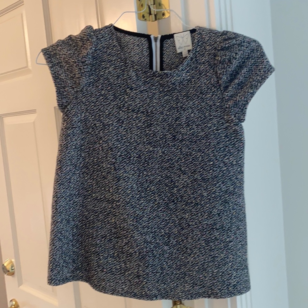 Ella Moss girls size 10 cap sleeve tweet top